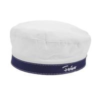 FOMIYES 1 Pezzo Cappello Da Marinaio Estivo Nautico Cappello Da Marinaio Con Fiocco Berretto Cappello Di Cappello Da Marinaio Bianco Cappello Da Donna Colore Cotone Poliestere Bianca