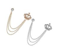 FOMIYES 1 Set Spilla Collare Con Frange Per Camicie Maglioni E Accessori E Vintage Per Abbigliamento Formale E Casual 2 Pezzi