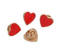 FOMIYES 1 Set Spilla D'amore Lux Borse Sacchetti Chaps Vestisedia Carino Falso Decorazioni A Cuore Per San Spilla Da Colletto Di San Spilla Amante Lega Rosso 4 Pezzi