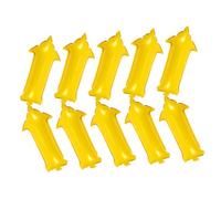 FOMIYES 10 Palloncini a Forma di Freccia in Alluminio Pe Giallo, Set da 10 per Decorazioni Compleanno e Addio al Nubilato, Palloncini Gonfiabili per Guide e Festività