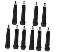 FOMIYES 10 Pezzi Accessori Per Il Personale Alpinista Punte Di Canna Da Trekking Punta Per Pali Da Campeggio Punta Del Da Trekking Piedi Per Bastoncini Da Trekking Plastica