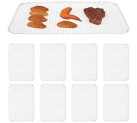 FOMIYES 10 Pezzi Tappetini Usa e Getta in Alluminio per Barbecue all Aperto, Antiaderenti e Resistenti, per Grigliare Carne e Verdure in Campeggio