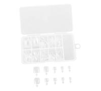 FOMIYES 100 Pezzi Armature per i piedi unghie trasparenti Unghie Per Le Dita Dei Piedi forme delle unghie estensioni delle unghie chiare piccoli consigli per unghie plastica Transparent