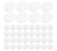 FOMIYES 100 Pezzi Ciondoli Conchiglie Rotonde Naturali 50Mm Perline Piatte Fai da Te Accessori per Creazione Gioielli Decorazioni Casa Campane a Vento