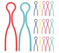 FOMIYES 100 Pezzi Clip Porta Bobina in Plastica Multicolore Morsetti per Filo da Cucito Compatibili Diverse Dimensioni di Rocchetti Organizzatori Compatti per Bobine per Ricamo e