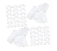 FOMIYES 100 Pezzi Copri Testa U Culla in Tessuto Non Tessuto Bianco per Lettini e Sedie Spa Fodera per Cuscino Collo per Centri Estetici