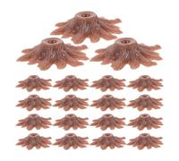 FOMIYES 100pezzi Base per Alberi in Miniatura da Supporto per Modelli Ferroviari Facile da Montare Base per Alberi Artificiali per Decorazioni di Paesaggi e Diorami