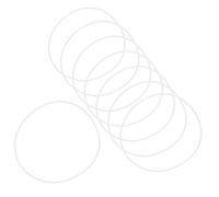 FOMIYES 10pezzi Kit Riparazione Occhiali Guarnizioni Accessori Per Installazione Lenti Guarnizioni Per Occhiali Design Anti-crepa Pratico e Duraturo Per Riparazione e Uso Personale