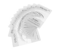 FOMIYES 12 Pezzi Eyelash Try Card False Lash Exhibit Tool With Styles For Salon And Personal Use Lash Display Holder For Precise Extension Testing And Makeup Practice