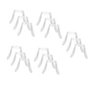 FOMIYES 15 Pz naselli per occhiali naselli in schiuma ponte di occhiali naso da occhiali bicchieri glasses snug supporto per il naso degli occhiali nasello antiscivolo plastica dura