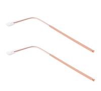 FOMIYES 1paio Gambe Metalliche Per Occhiali Braccia Ricambio Resistenti e Leggere Design Ergonomico Per Comfort Ottimale Accessori Per Riparazione Occhiali Color Rosa Oro