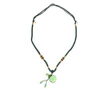 FOMIYES 1Pezzi Collana con Ciondolo per Diffusore Pendente Creativo Intrecciata per Profumi Essenziali e Decorazioni