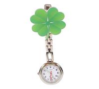 FOMIYES 1pezzi Orologio Da Tasca Al Design Quattro Foglie Orologio Da Polso Per Ragazzo Ragazza Ragazza e Anziani Materiale in Lega Per Uso Quotidiano e Scuola Confezione