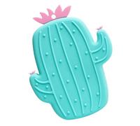 FOMIYES 1pezzi Spazzola Doccia Cactus in Silicone Alimentare Verde Scrub Corpo Esfoliante Morbido per Schiena e Massaggio Pulizia Profonda Secca e Peli Incarniti Adatta per Uomo e Donna