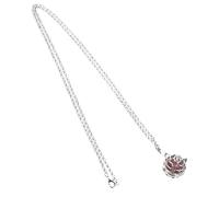 FOMIYES 1set Collana Con Pendente Pietra Vulcanica Ciondolo Hollow Per Diffusione Di Aromi Elegante Accessorio Per Ogni Occasione Colori Variabili