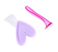 FOMIYES 1Set Rasoio Silicone per Depilazione Femminile Rimozione Veloce e per Zone Sensibili Colori Random per Novizie e Utilizzo Colore Casuale Colore Casuale