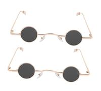 FOMIYES 2 Paia Occhiali Sole Retro per Occhiali Vintage Accessori Estivi Protettivi Design per Ogni Outfit