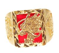 FOMIYES 2 Pezzi Anello Del Drago Per Maschio Regolabile Anello Uomini Suonano Gli Uomini I Ragazzi Suonano Uomo Di Dito Gli o Alla Moda Gioielli Drago D'oro Rame