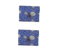 FOMIYES 2 Pezzi Borsa Rettangolare con Zip per Scritture Sacre Elegante Custodia Vintage per Ufficio e Viaggio Organizer Versatile per Libri e Oggetti