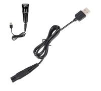 FOMIYES 2 Pezzi Caricabatterie per Rasoio da Uomo, Rifinitore per Peli Del Corpo Completo Ricaricabile, Rasoio Elettrico di Ricambio, Cavo di Ricarica, Caricatore Usb, Accessori di Ricarica
