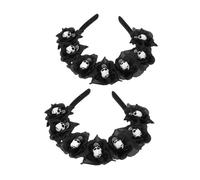 FOMIYES 2 pezzi Cerchietto Halloween Teschio e Leggero per e Ragazze Accessorio Costume Day Of The Dead Fascia Decorativa Raffinata per Feste e Matrimoni