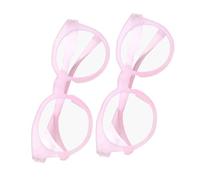 FOMIYES 2 Pezzi lettori blu che bloccano la luce Eyewear per computer per Gli occhiali bloccanti blu per i giocatori occhiali leggeri per telefono e computer PC Pink