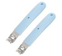 FOMIYES 2 Pezzi Mini Apribottiglie in Acciaio Inox per Liquidi Orali, Rompifiala Compatto e Leggero Design Ergonomico, Apri Fiale Professionale per Infermieri e Uso Medico