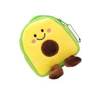 FOMIYES 2 pezzi Mini Portamonete Avocado Cartoon in Resistente Custodia per Rossetto e Monete Leggera e Compatta per Chiavi e Carte