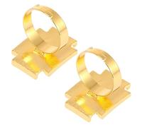 FOMIYES 2 Pezzi Palette Per Manicure Bianca e Rosa Porta Pennelli Creativa Piastra Espositiva Per Colori Palette Per Decorazioni Unghie Facile Da Pulire e Usare Per Nail Art