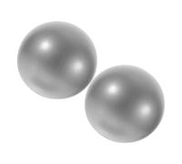 FOMIYES 2 Pezzi Palla per Esercizi Pilates in Pvc da 25cm, Palla Yoga Riutilizzabile per Allenamento, Migliora L'equilibrio e Condizionamento, per Workouts e Training di Forza