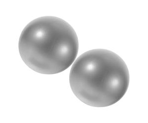 FOMIYES 2 Pezzi Palla per Esercizi Pilates in Pvc da 25cm, Palla Yoga Riutilizzabile per Allenamento, Migliora L'equilibrio e Condizionamento, per Workouts e Training di Forza