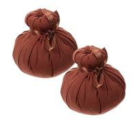 FOMIYES 2 Pezzi Palline da Erbe Cinesi Borsa per Impacchi Caldi Cuscinetto Riscaldante in Legno di Assenzio Muscolare Palline Compressive Cotone