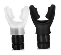 FOMIYES 2 Pezzi Respiratory Trainer per Polmoni Portatile e Leggero Dispositivo Allenamento Muscolare Inspiratorio per Atleti Cantanti e Miglioramento Capacità Respiratoria