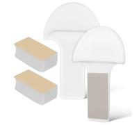 FOMIYES 2 Pezzi Sollevatore per Coperchio Wc in Abs, Set da Bianco | Apertura e Chiusura Pratiche, Design Semplice, per Casa e Luoghi Pubblici, Contatto Diretto Ridotto