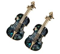 FOMIYES 2 Pezzi Spilla Violoncello in Lega e Conchiglia, Design Delicato e Resistente All'usura, Accessorio Elegante per Cerimonie e Matrimoni, Stile Unico e Raffinato