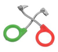 FOMIYES 2 Pezzi Tagliarami ad Anello in Acciaio Inox e Plastica, Strumento per Potatura Rami Alberi da Frutto, Taglia Anelli per Alberi Impugnatura Rotonda, Utensile da Giardinaggio