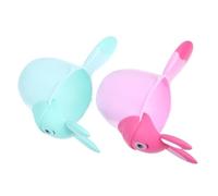 FOMIYES 2 pezzi Tazze Risciacquo Bagnetto per PP Sicuro e Inodore Colori Verde Rosa Adatte Ragazzo Ragazza per Doccia Shampoo e Lavaggio
