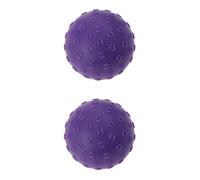 FOMIYES 2 Pz palla da ginnastica esercizi palestra palla fitness da yoga per esercizi di tai chi massaggiante sfera di stabilità di Viola,porpora