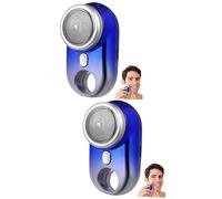 FOMIYES 2 Pz Rasoio Elettrico Macchina Per Rasurar De Hombres Mini Rasoio Maquinilla De Afeitar Para Hombre Regolabarba Rasoio Domestico Portatile Uomo Addominali