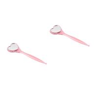 FOMIYES 2 Pz regola sopracciglia con specchietto rasoio sopracciglia rasoio per kit per modellare le rasoi per la del viso abito cosmetico impostare attrezzo