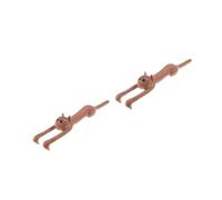 FOMIYES 2 Pz Tiragraffi Per Gatti Strumenti Di Massaggio Manuale Gratta e Vinci Figurina Di Gatto Grattaschiena Lungo Graffiatore Del Corpo Grilletto Mano Punto Legno Di Pino Light Brown