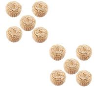FOMIYES 2 Set di Salviette Detergenti per Il Bagno in Sisal Corpo Esfolianti Comode in Sisal Facili da Pulire 5 Pezzi*2