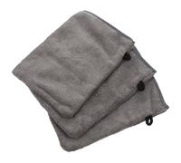 FOMIYES 2 Set Guanti Per Pulizia Microfibra Rimuovi Delicatamente Lavabili E Riutilizzabili Per Esfoliazione E Bagno Colore Grigio 3 Pezzi * 2