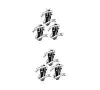 FOMIYES 2 Set Punk Con Design Zombie Coffin Accessori Chic Per Abbigliamento Per Casual E Formali Per Compleanni 3 Pezzi*2