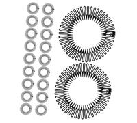 FOMIYES 20 Pezzi Clip Circolari Flessibile per Stile Risolvi con e Comfort