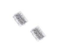 FOMIYES 200 Pezzi Pins in Acciaio Inossidabile con Scatola in Plastica per Cucito Parrucche e Lavori Modellismo Set per Fissaggio e Bloccaggio Progetti Fatti Mano