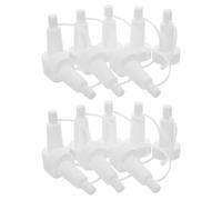 FOMIYES 200pezzi Ugello Contagocce per Fiala in Plastica Resistente Punta Tromba per Distribuzione Precisa di Liquidi per Applicazioni di Laboratorio e Ospedaliere Tappo Contagocce