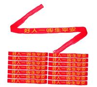 FOMIYES 20pezzi Cintura Rossa in Corda Per Uomo e Donna Ciondolo Di Benedizione Per Buona Fortuna Per Abiti e Jeans Cintura Portafortuna Unisex