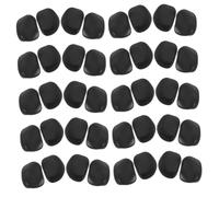 FOMIYES 20pezzi Copri Orecchie in Plastica Nera per Tinture Capelli Protezioni Auricolari Flessibili Impermeabili da Barriera Chimica per Prevenzione Macchie