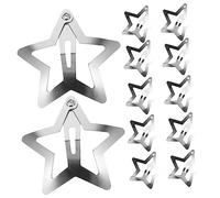 FOMIYES 20pezzi Forcine Capelli Donna Forma di Stella Mollette Piccole Metalliche Accessori per Capelli Corti Fermacapelli per Bambine e Donne per Scuola e Feste